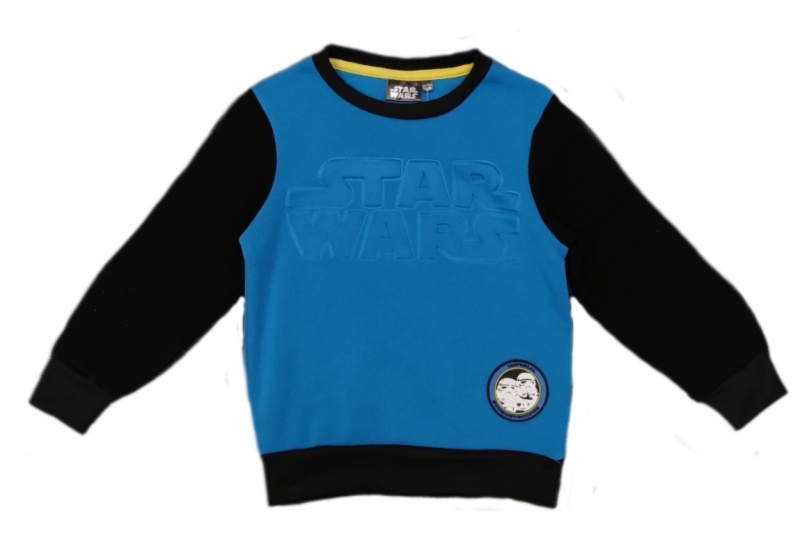 STAR WARS Pullover für Jungen in blau-schwarz mit Storm Trooper